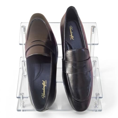 Men's Premium Leather Penny Loafers | Slip-On Formal & Casual Shoes with Soft Cushion Insole and Anti-Slip Sole (Black)